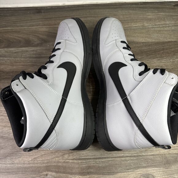 Nike Dunk High By You Mens Size 12 Grey Black Swoosh Shoes Sneakers 2015 CLEAN - Picture 8 of 11